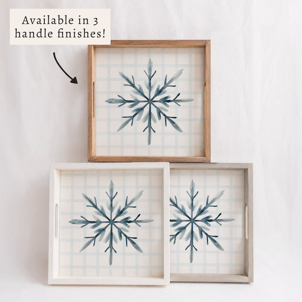 Snowflake Serving Tray