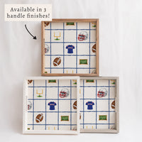 Buffalo Football Icons Serving Tray