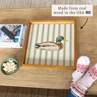 Mallard Stripe Serving Tray