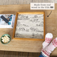 Farm Sketch Serving Tray