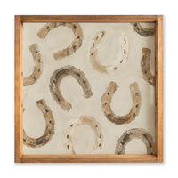 Horseshoe Pattern Serving Tray