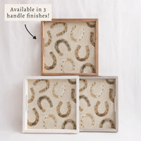Horseshoe Pattern Serving Tray