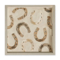 Horseshoe Pattern Serving Tray