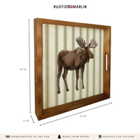 Moose Stripe Serving Tray