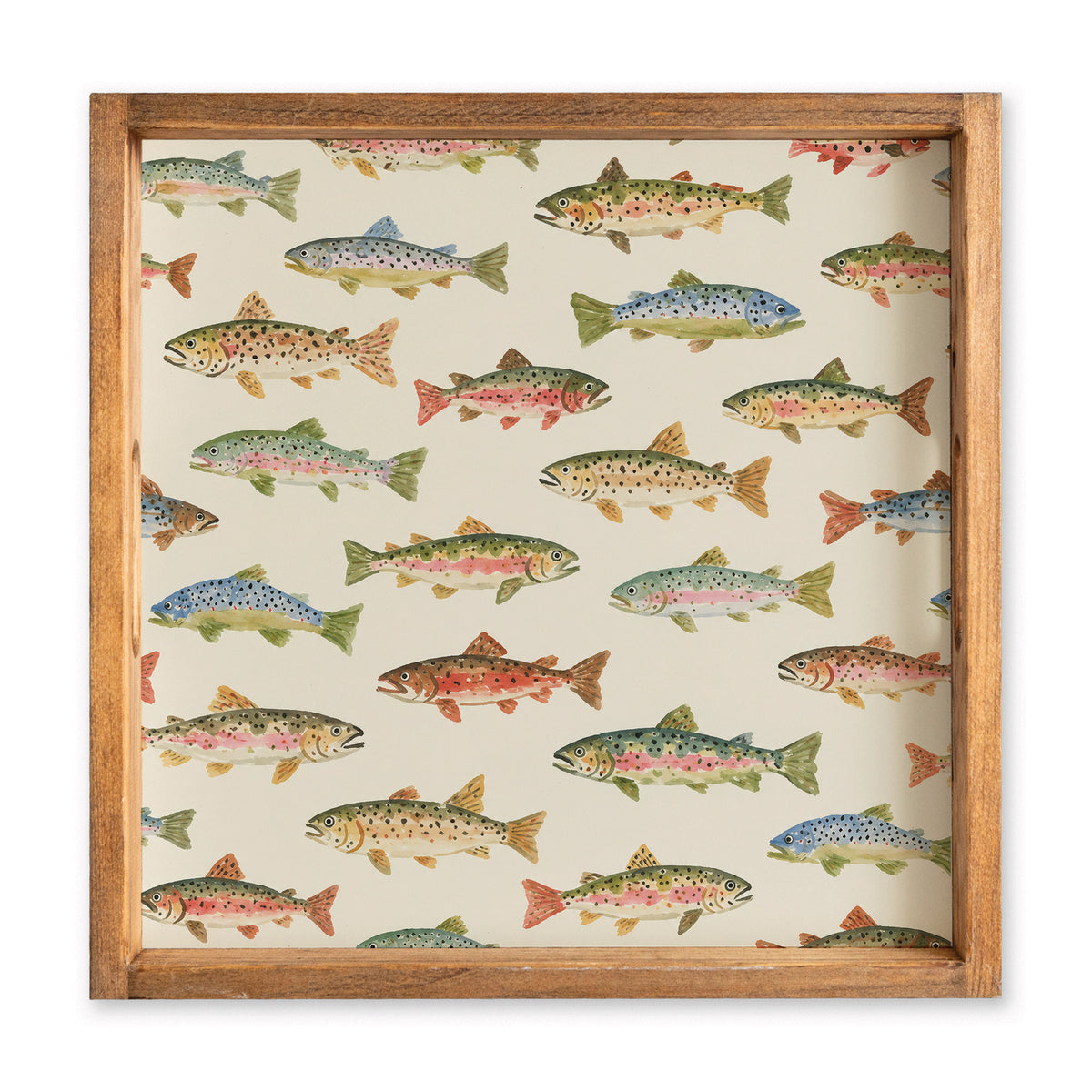 Trout Pattern Serving Tray