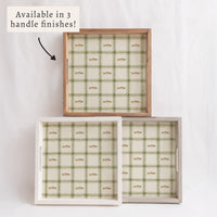 Trout Plaid Serving Tray