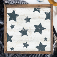 Rustic Stars Serving Tray