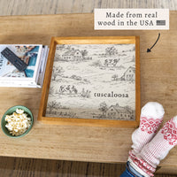 Farm Sketch Personalized Serving Tray