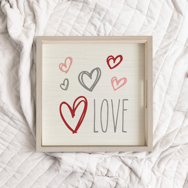 Capital LOVE Wooden Serving Tray