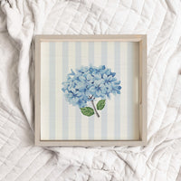 Endless Summer Hydrangea Wooden Serving Tray