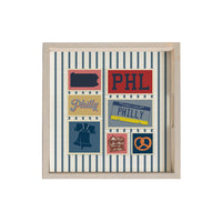 PHL Philly Wooden Serving Tray