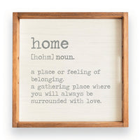 Home Definition Wooden Serving Tray