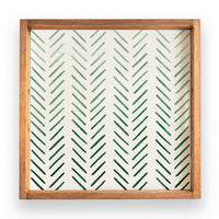 Repeating Arrows Wooden Serving Tray