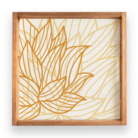 Floral Wooden Serving Tray