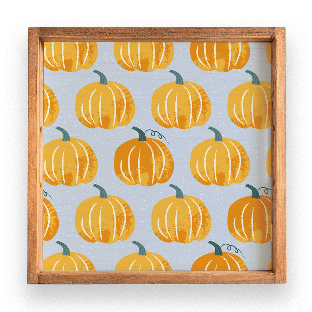 Repeating Pumpkins Serving Tray