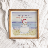 Have a Beachy Little Christmas Wooden Serving Tray