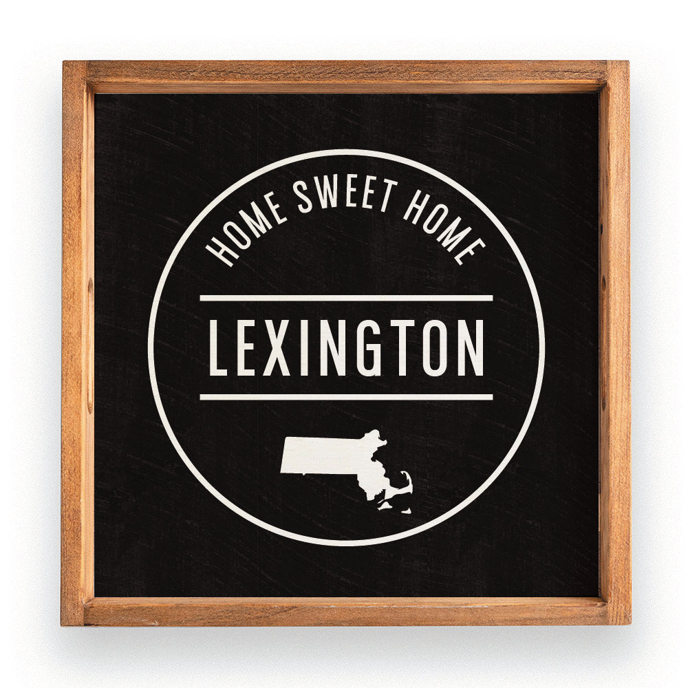 Home Sweet Home Personalized Wooden Serving Tray