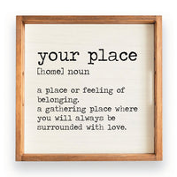 Your Special Place Personalized Wooden Serving Tray