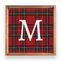 Classic Tartan Personalized Serving Tray