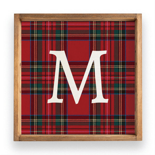Classic Tartan Personalized Serving Tray
