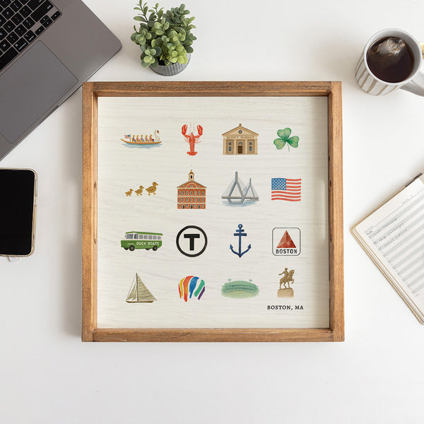 Boston Icons Serving Tray