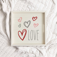 Capital LOVE Wooden Serving Tray