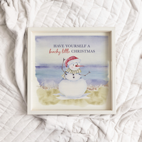 Have a Beachy Little Christmas Wooden Serving Tray