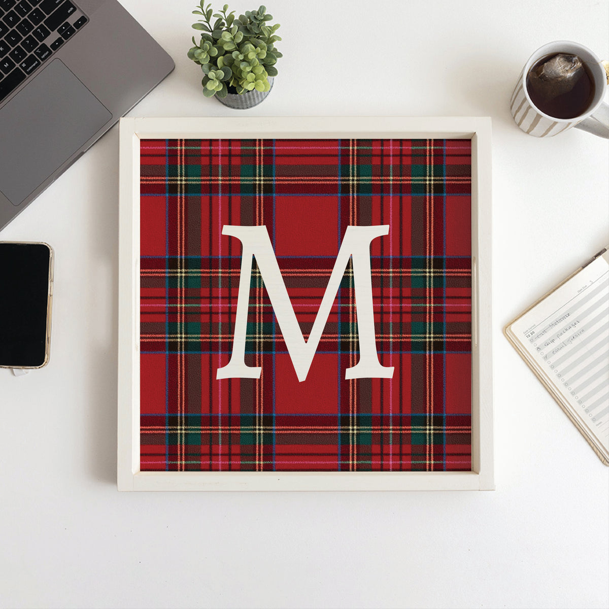 Classic Tartan Personalized Serving Tray