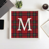 Classic Tartan Personalized Serving Tray