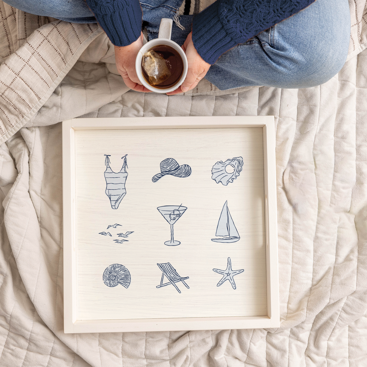 Coastal Icon Serving Tray