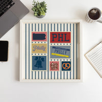 PHL Philly Wooden Serving Tray