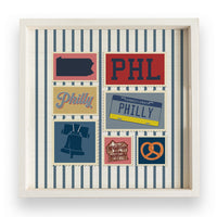 PHL Philly Wooden Serving Tray