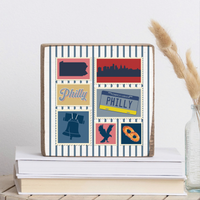 Philly Stamps Block Sign