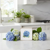 Watercolor Hydrangea Block Sign