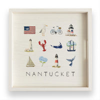 Nantucket Icons Serving Tray