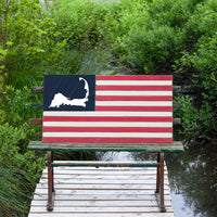 Cape Cod Wooden American Flag