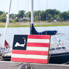 Load image into Gallery viewer, Cape Cod Wooden American Flag
