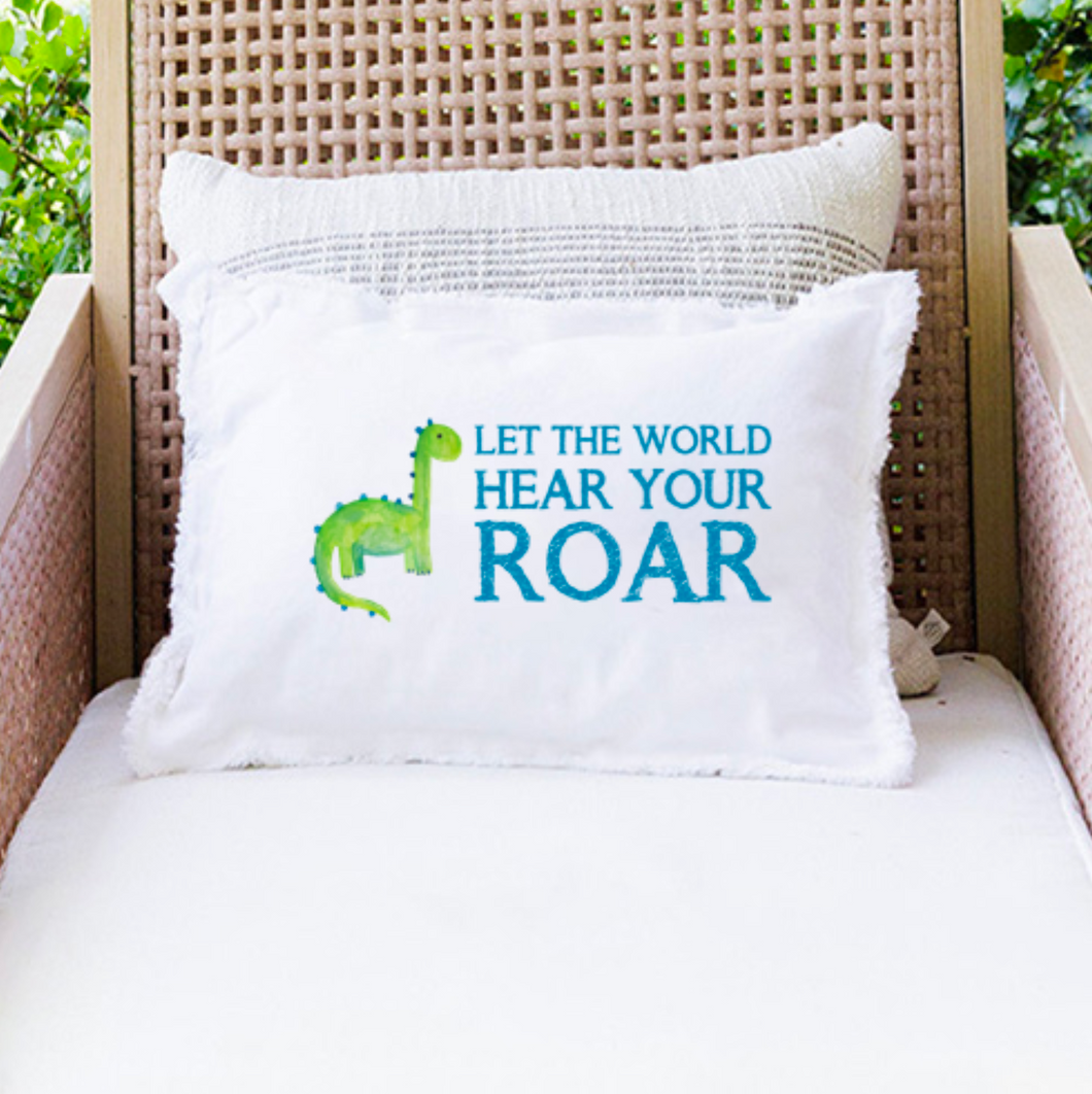 Hear Your Roar Lumbar Pillow