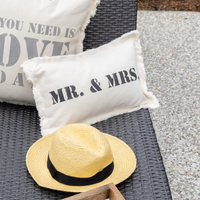 Mr. & Mrs. Lumbar Pillow