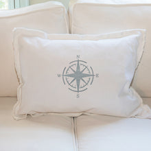 Load image into Gallery viewer, Brush Stroke Compass Lumbar Pillow
