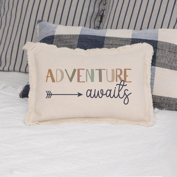 Adventure Awaits Lumbar Pillow