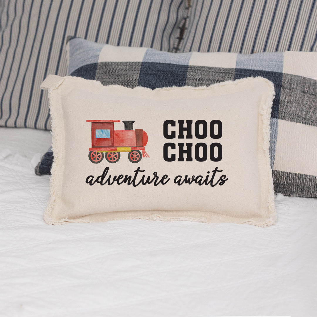 Choo Choo Lumbar Pillow