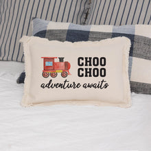 Load image into Gallery viewer, Choo Choo Lumbar Pillow
