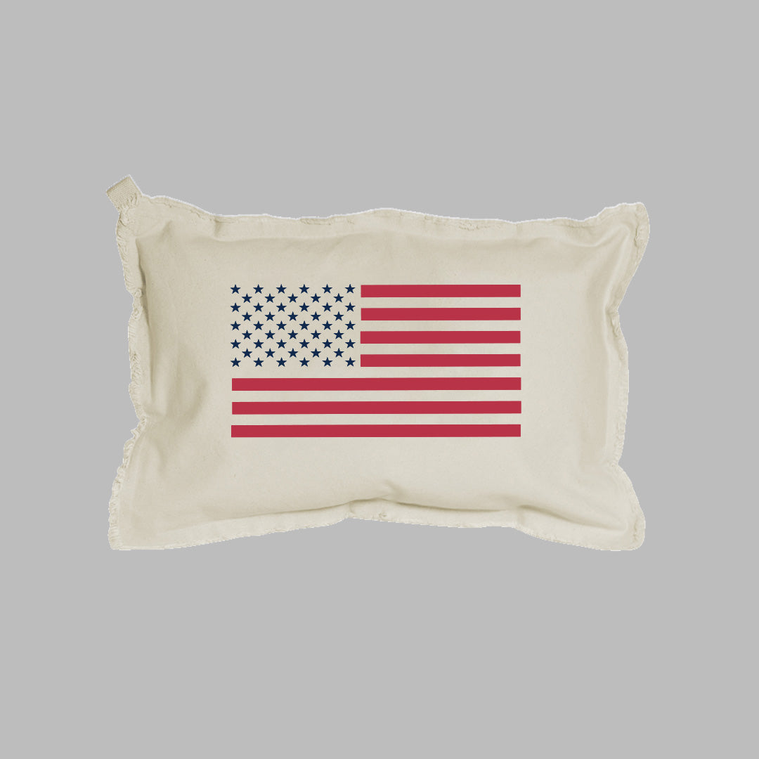 50 Stars Flag Lumbar Pillow