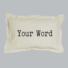Load image into Gallery viewer, Your Word Typewriter Lumbar Pillow

