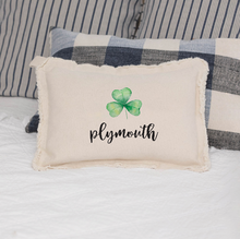 Load image into Gallery viewer, Personalized Shamrock Lumbar Pillow
