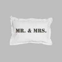 Mr. & Mrs. Lumbar Pillow