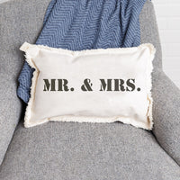 Mr. & Mrs. Lumbar Pillow