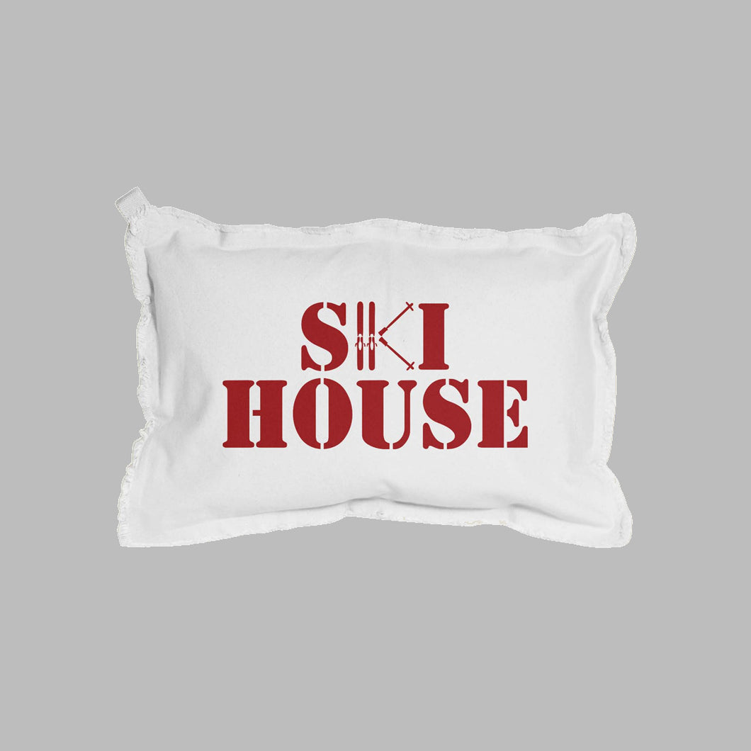 Ski House Lumbar Pillow
