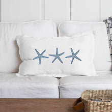 Load image into Gallery viewer, Three Starfish Lumbar Pillow
